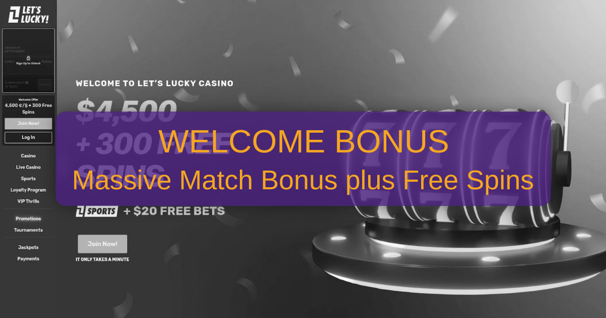 LetsLucky Casino - Online Casino for Canadian Players